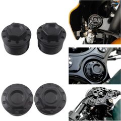 ダックス125 ST125フューエルタンクキャップ ブラックアルマイト