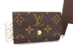 LOUIS VUITTON ルイヴィトン キーケース モノグラム ミュルティクレ6 M62630 ブラウン モノグラム ユニセックス 6連 超美品