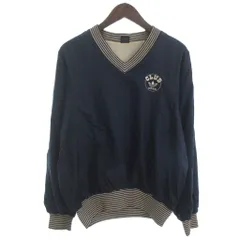 アディダス adidas プルオーバー ブルゾン デサント期 クラブアディダス ヴィンテージ ネイビー系 M