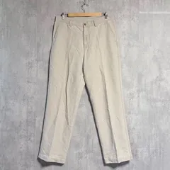 L.L.Bean エルエルビーン リネンコットン パンツ W34 L32 ベージュ 麻綿 チノパン トラウザーズ スラックス 香港製 古着 90s archiveのサムネイル