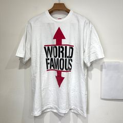 新品タグ付】Supreme World Famous Tee 白 M - メルカリ