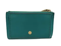 BOTTEGA VENETA ボッテガヴェネタ コイン カードケース イントレチャート フラグメントケース グリーン系 レザー ユニセックス ゴールド金具