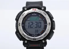 CASIO カシオ 時計 プロトレック Climber Line PRW34001JF ブラック シルバー 樹脂（バイオマス）／ステンレススチール メンズ デジタル 新古未使用展示品【本物保証】 CASIO カシオ 時計 プロトレック Climber Line PRW34001JF ブラック
