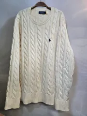 ポロ ラルフローレン アイボリー ケーブル ニット