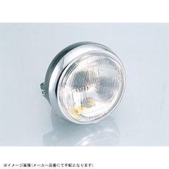 ホンダホーク系ヘッドライト黒（160Φガラスレンズ）高品質タイワン製