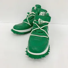 NIKE ナイキ Off-White AIR FORCE 1 MID SP LTHR Pine Green スニーカー DR0500-300 メンズ 27cm パイングリーン 靴 DF18791■