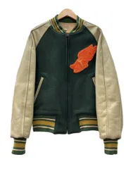 スタイルアイズ STYLE EYES Stadium Jacket スタジアム ジャケット スタジャン ジップアップ 東洋エンタープライズ アウター 緑 M16432 サイズ40 ジャケット 刺繍 グリーン 104MT-3044のサムネイル