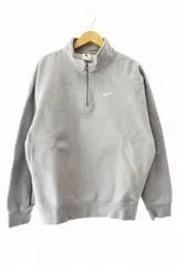 ナイキ NIKE AS M NK SOLO SWSH HW BB QZ TOP ソロスウッシュ ハーフジップ スウェット DQ5210-063 L 灰 グレー ブランド古着ベクトル 中古260312