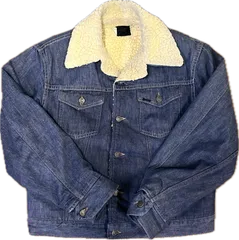 70s Sears Roebuck Denim Ranch Jacket / 1970年代 シアーズ 裏ボア ランチジャケット 42Rのサムネイル