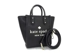 kate spade ケイトスペード ハンドバッグ エラ ミニ トート K7295 ブラック レザー レディース 2WAY ショルダーバッグ ゴールド金具 超美品