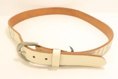 [중고] STUSSY 남성 벨트 L Stud Letter Belt 벨트 STUSSY L 화이트 화이트 스터드