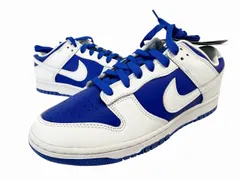 ナイキ NIKE Dunk Low Retro Racer Blue and White ダンク ロー レトロ レーサー ブルー アンド ホワイト DD1391-401 27 ブルー ホワイト ブランド古着ベクトル 中古▲■260311