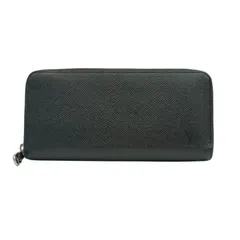 LOUIS VUITTON 長財布 ジッピー ウォレット ホリゾンタル M31071 ノワール（ブラック）系 タイガ メンズ ラウンドファスナー シルバー金具 美品