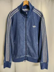 2XL アディダス デニム ファイヤーバード トラックジャージ Mサイズ ブルー JC6233