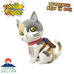 5周年記念】豆猫HOLDCATキーホルダー No.4 白猫 オリジナルカード付