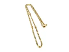 ChristianDior ディオール ネックレス ゴールド系 メタル ユニセックス CDロゴ ロング 美品