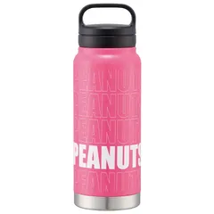 【新品】 スケーター(Skater) 保温 保冷 ステンレス マグボトル 500ml スクリューハンドル付 スヌーピー ネオンピンク STSC5-A 0