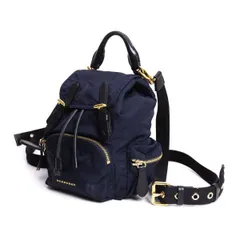 バーバリーBURBERRY ナイロンリュックサック 紺のサムネイル