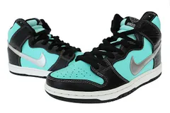 ナイキ エスビー NIKE ×DIAMOND SUPPLY ダイヤモンド サプライ DUNK HIGH PRM Tiffany 2014 ダンク ハイ ティファニー 653599-400 27.5 青 黒▲■251113