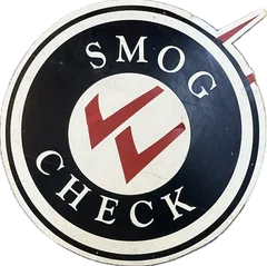 Vintage California “SMOG CHECK” SIGN - メルカリ