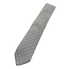【中古品】 HERMES エルメス シルクネクタイ ひし形総柄 ブランド 小物 古着 【183-260425-gm-31-fuz】