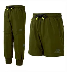 145 ニューバランス キッズ デザインテープ ツーウェイ トラックパンツ