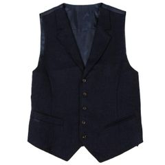 ✨極美品✨ ラルディーニ ベスト ジレ ストレッチ 尾錠 ウール 44
