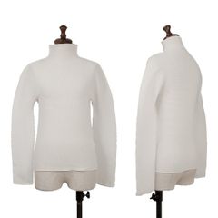 イッセイミヤケ me*ハイネック カットソー プリーツトップス ブルー イッセイミヤケ me*ハイネック カットソー プリーツトップス ブルー