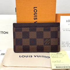 S級 / デパート Louis Vuitton ルイヴィトン ダミエ・エベン カードウォレット