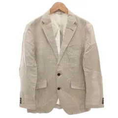 ジョセフアブード JOSEPH ABBOUD テーラードジャケット M ベージュ 総柄 /FF ■GY43