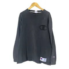 チャンピオン CHAMPION Tシャツ カットソー ロンT ロゴ 長袖 XL ブラック