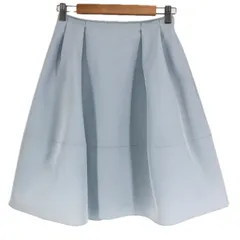 FOXEY NEW YORK フォクシー サイドタック フレアスカート ライトブルー サイズ38(S相当)【中古】レディースのサムネイル