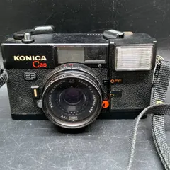 S381　KONICA コニカ C35 EF 38mm 2.8 コンパクト フィルムカメラ シャッターOK　ピッカリコニカのサムネイル