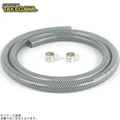 SP武川 00-07-0070 クリアブラックブリーザーホース8X13.5X1000(ホースクリップ2個入)のサムネイル