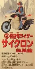 バンダイ ザ・ライダーマシン 仮面ライダー 旧2号ライダー+サイクロン改良型 2
