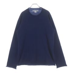 COMME des GARÇONS SHIRT 長袖ニット ウール ネイビー S - メルカリ