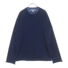 COMME des GARCONS SHIRT (コムデギャルソンシャツ) ウールロックネックニット クルーネック長袖ニットシャツ ブルー FP-N007のサムネイル