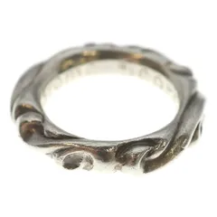CHROME HEARTS (クロムハーツ) SCRL BAND スクロールバンド リング シルバー BCA351のサムネイル