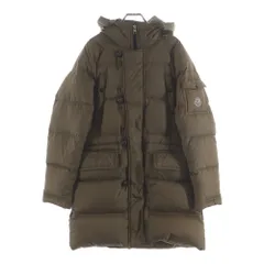 MONCLER (モンクレール) BISENTI ビゼンティ ショルダーロゴワッペン ジップアップ ダウンコート ベージュのサムネイル