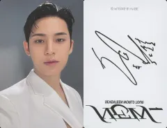 【中古】コレクションカード(男性) SEVENTEEN/ミンギュ(MINGYU)/裏面印刷サイン入り/「SEVENTEEN WORLD TOUR [NEW_] ]トレーディングカード
