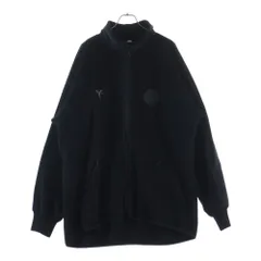 Y-3 (ワイスリー) 22AW U LEOPARD FLEECE JACKET 胸ロゴ ウールフリースジャケット ブラック HN1969のサムネイル