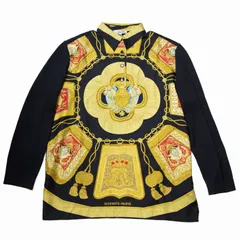 エルメス　ツイルレーヌ ポロシャツ　Poste et Cavalerie　トップス　サイズMのサムネイル