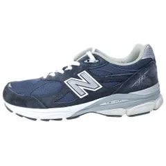 New Balance (ニューバランス) M990NB3 ローカットスニーカー ブラック/ネイビー US10/28.0cm