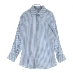 Maison Margiela (メゾンマルジェラ) 25SS ストライプ総柄 袖反転 長袖シャツ ホワイト/ブルー S50DT0049のサムネイル