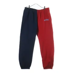 SUPREME (シュプリーム) 18AW Split Sweatpants スプリット スウェットパンツ ネイビー/レッドのサムネイル