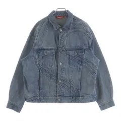 SUPREME (シュプリーム) 24SS S Logo Denim Trucker Jacket Sロゴ デニム トラッカー ジャケット インディゴのサムネイル