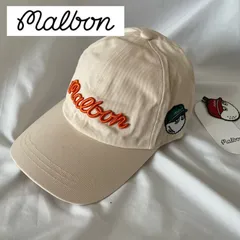 新品 マルボンゴルフ malbon golf 帽子 キャップ ベージュ
