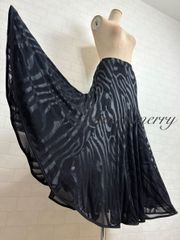 新品 社交ダンス ワイドパンツ 黒 赤 レッスン ズボン 6296 タンゴ