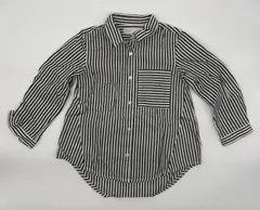 ☆セット割対応☆ ZARA キッズ 長袖 ストライプ シャツ 110cm （1622）