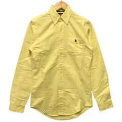 RALPH LAUREN ラルフローレン RUGBY ラグビー BD ボタンダウン 長袖シャツ イエロー サイズ XS 正規品 / 51162